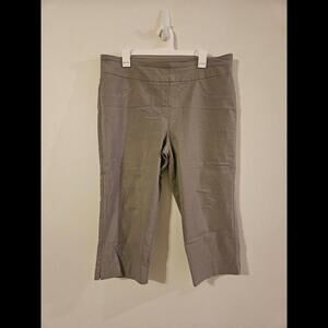 Ruby Rd Beige Capri Pants Pull On Woman's 18